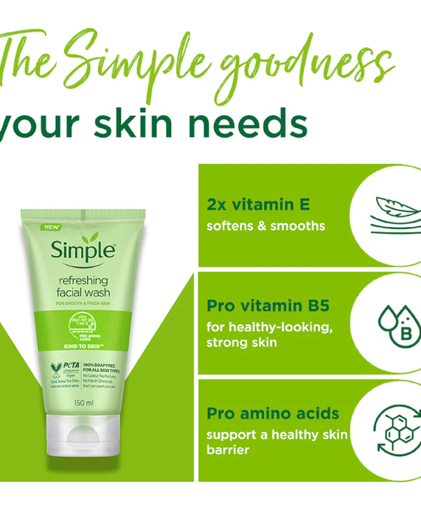 Simple Refreshing Face Wash 150ml