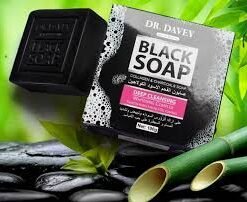 Alternative view of Dr Davey Black Soap – 100g